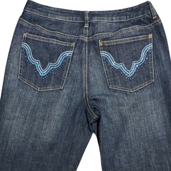 Talbots Straight Leg Jeans Women Size 6 Petites Stretch Inseam 29" Mid-Rise - Picture 4 of 10